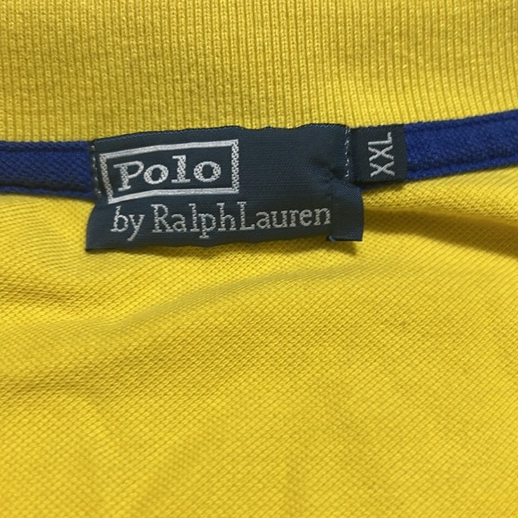 Vintage Ralph Lauren Big Pony Polo Yellow - Picture 4 of 6